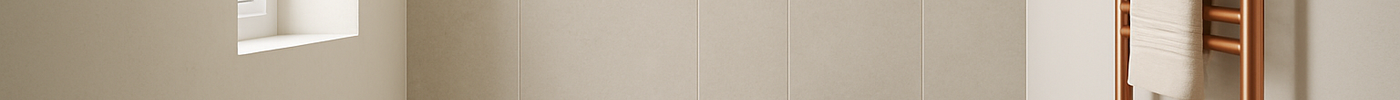 Compact hangtoilet 49 cm glanzend wit gemonteerd in een kleine minimalistische toiletruimte met lichtgrijze tegels