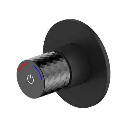 ALONI Flow afbouwdeel voor inbouwstopkraan – mat zwart