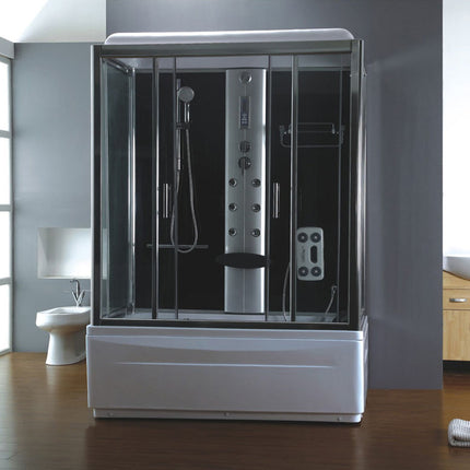 Xellanz Paris bad-douchecombinatie 170 x 90 x 220 cm met douchepaneel | Schwertz & Co