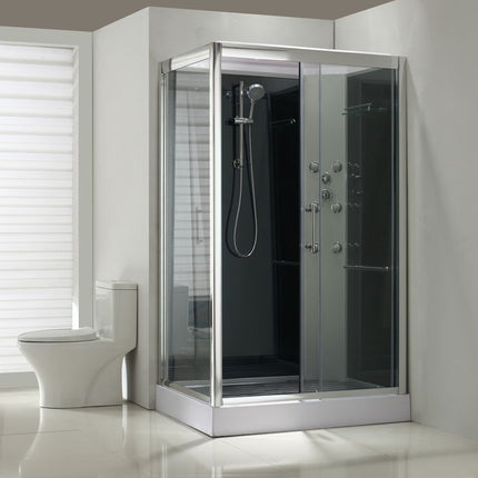 Xellanz Sunshine rechts complete douchecabine 120 x 90 x 218 cm met douchepaneel | Schwertz & Co