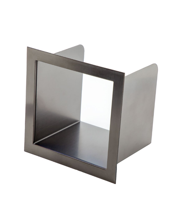 Aloni inzetstuk voor reserverolhouder – inbouw – gunmetal