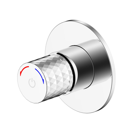 ALONI Flow afbouwdeel voor inbouwstopkraan – koud en warm water – chroom