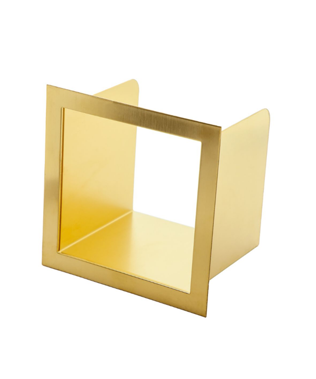 Aloni inzetstuk voor reserverolhouder – inbouw – geborsteld goud