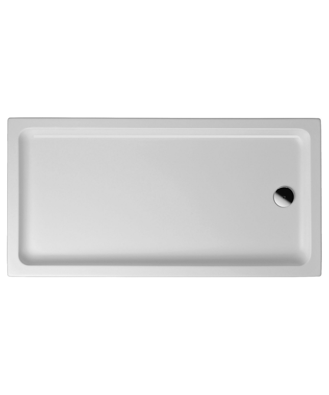 Bandeja de ducha acrílica rectangular de Aloni - 120x80x4 cm