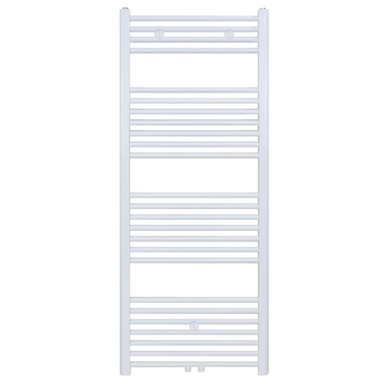 Radiador de baño de Belrad 1800x500mm - Chrome - Conexión central - 575W