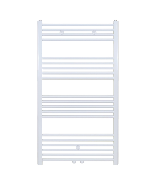 BELRAD Badkamer radiator 1200x600mm - Wit - Middenaansluiting - 616W