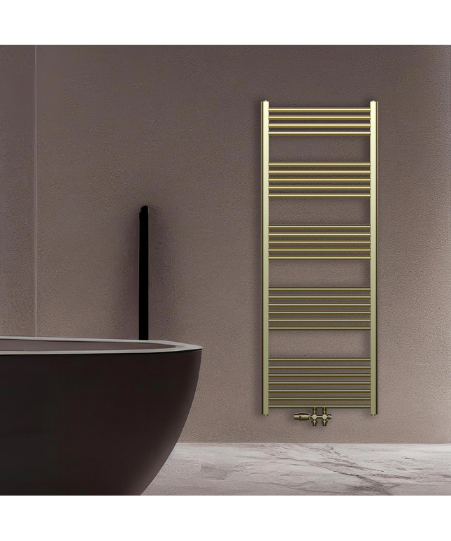 Belrad Bathroom Radiator 1800x500mm - Chrome - Middle connection - 575W