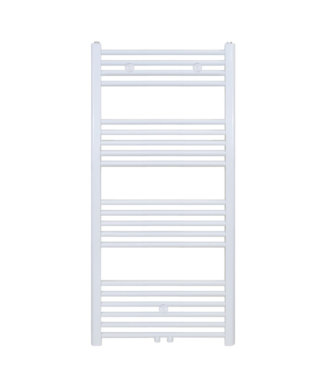 Belrad Bathroom Radiator 1800x500mm - Chrome - Middle connection - 575W