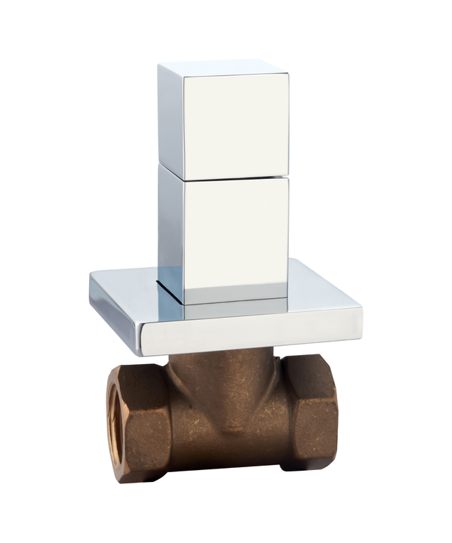 ALONI Quadro inbouw hoekstopkraan 1/2 x 1/2 – chroom