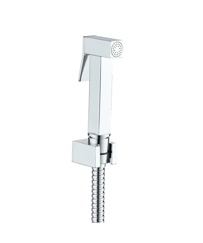 ALONI Design set WC-(bidet) sproeier vierkant – chroom
