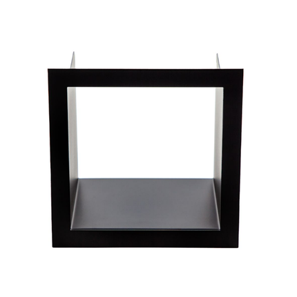 Aloni inzetstuk voor reserverolhouder – inbouw – mat zwart