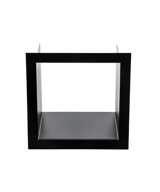 Aloni inzetstuk voor reserverolhouder – inbouw – mat zwart