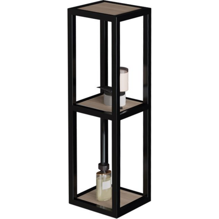 Aloni Sharp Column Gabinet - 20x60x20 cm - avelã - compacto e elegante