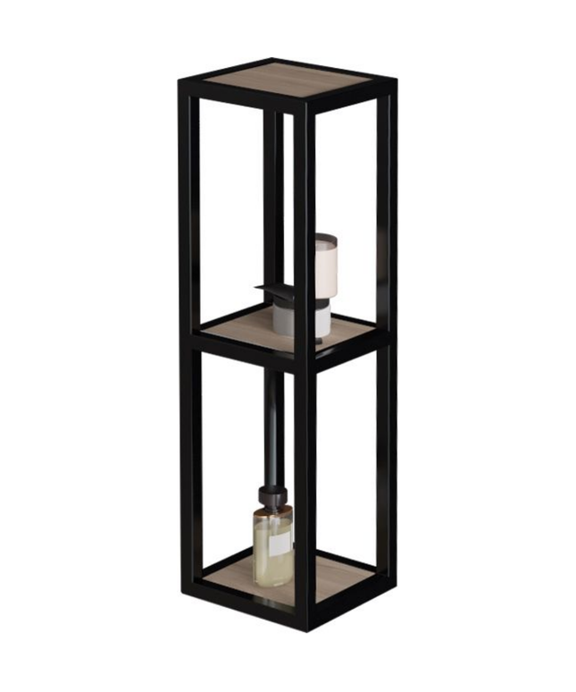 Aloni Sharp column cabinet - 20x60x20 cm - Hazelnut - Compact and stylish