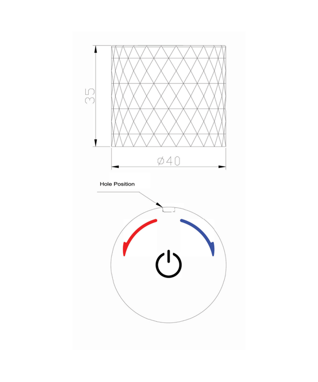 ALONI Flow drukknop inbouwkraan – glanzend goud