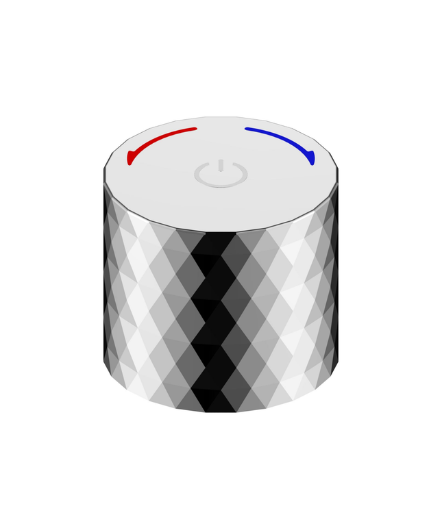 ALONI Flow drukknop inbouwkraan – chroom