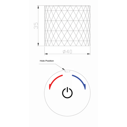 ALONI Flow drukknop inbouwkraan – chroom