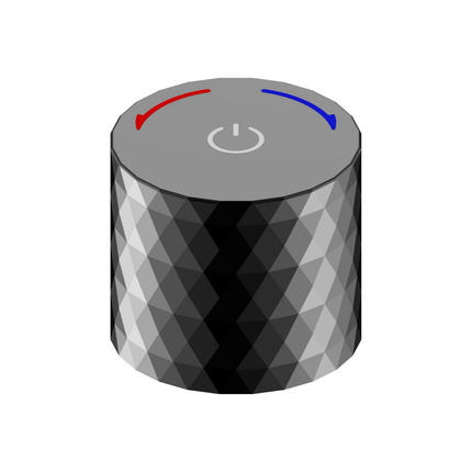 ALONI Flow drukknop inbouwkraan – glanzend zwart