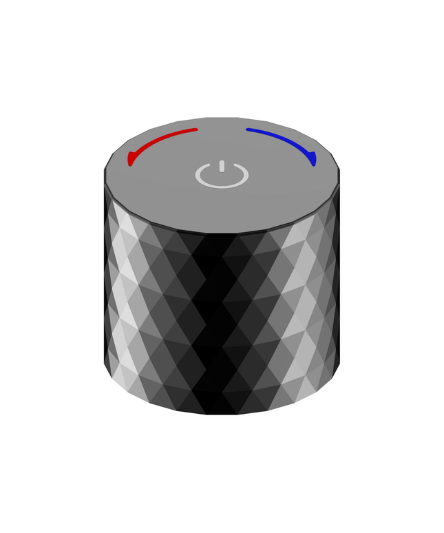 ALONI Flow drukknop inbouwkraan – glanzend zwart