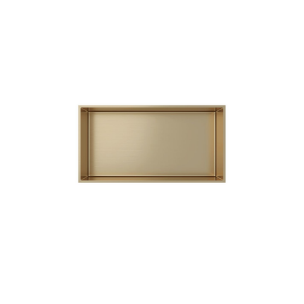 ALONI inbouwnis – 30x60x7 cm – geborsteld goud
