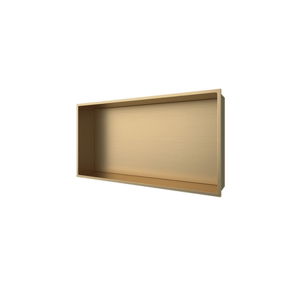 ALONI inbouwnis – 30x60x7 cm – geborsteld goud