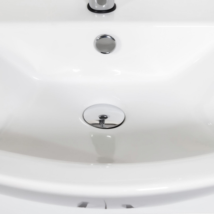 ALONI ALECO wastafelonderkast – 80 cm – Wit – Met verlichting – Softclose