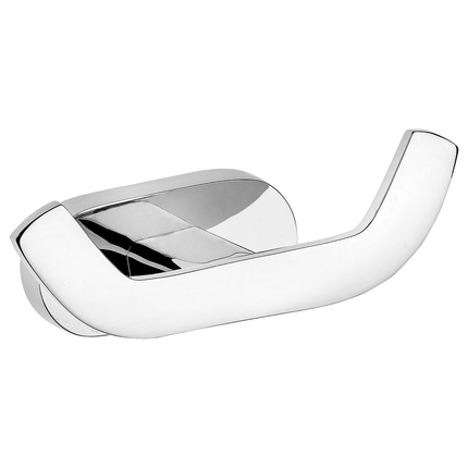 Creavit dubbele muurhaak – chroom