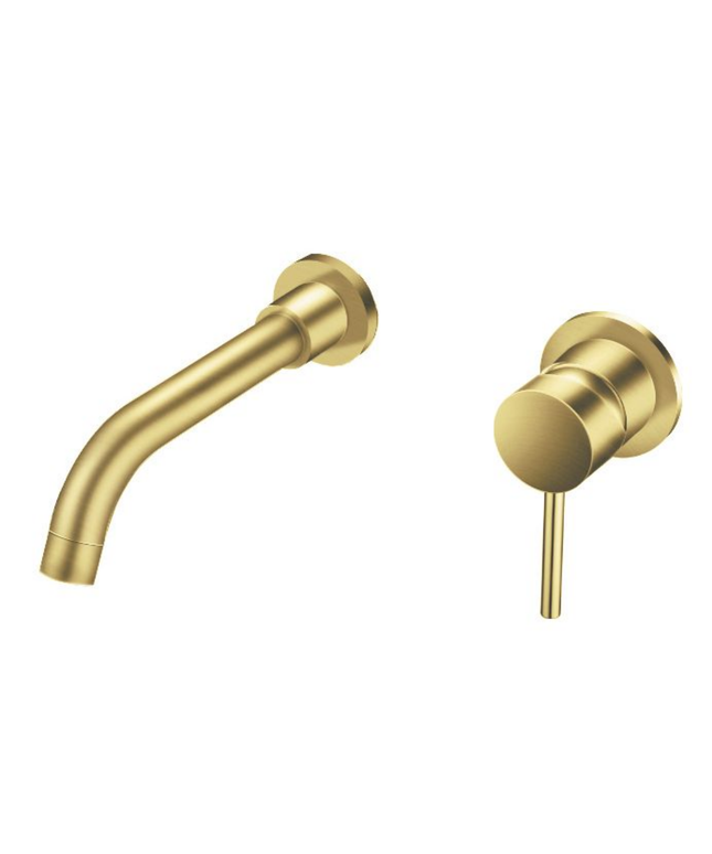 ALONI inbouw wastafelkraan – geborsteld goud