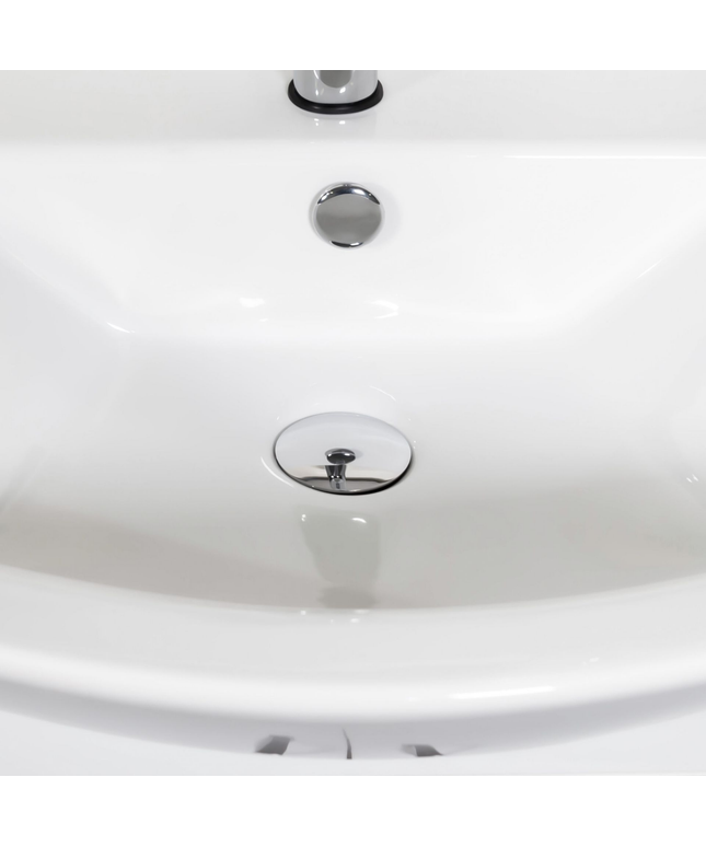 ALONI ALECO wastafelonderkast – 65 cm – Wit – Met verlichting