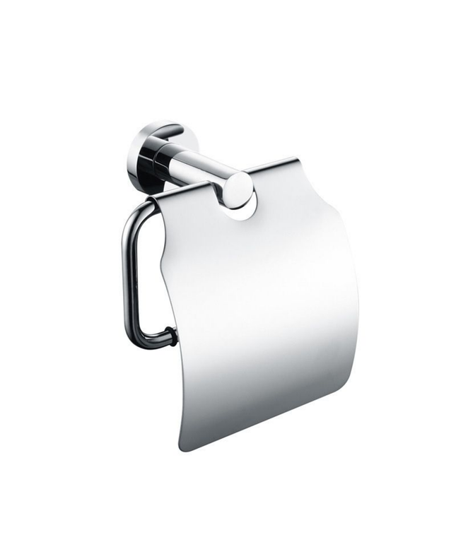 Aloni toiletrolhouder met klep – chroom