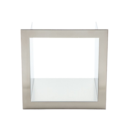 Aloni inzetstuk voor reserverolhouder – inbouw – geborsteld RVS