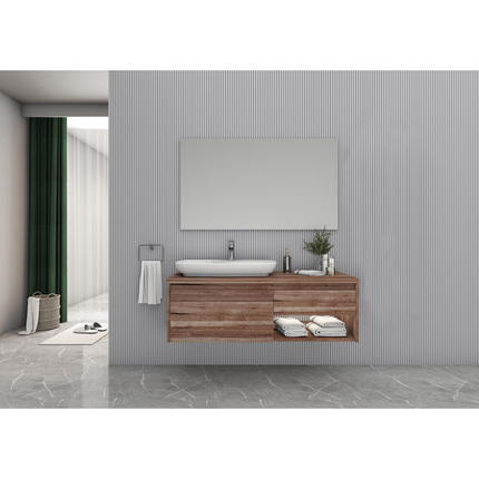 Base de lavabo Aloni Ares - 120 cm - Walnut