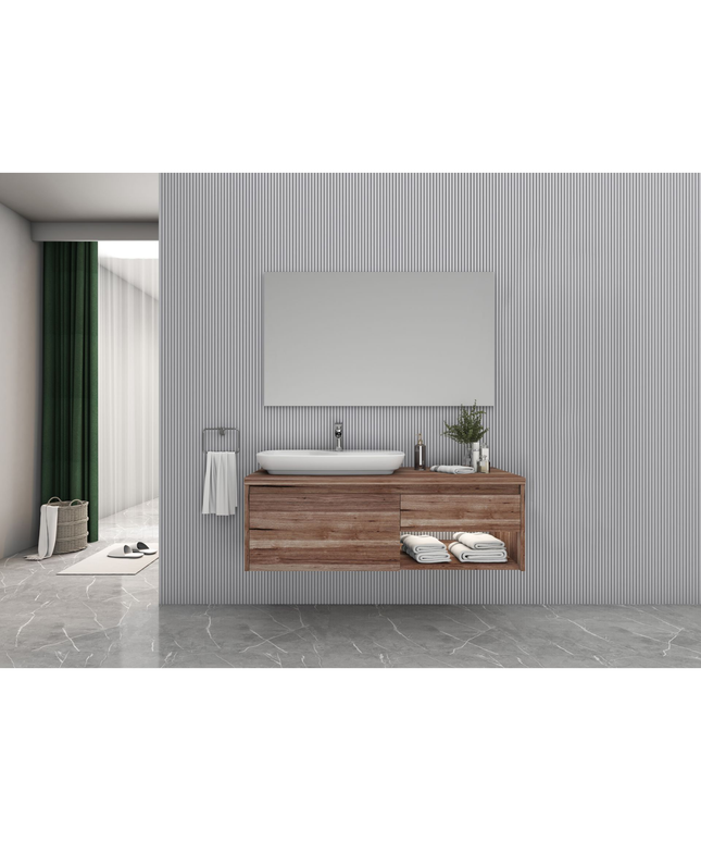 ALONI ARES wastafelonderkast – 120 cm – Walnoot