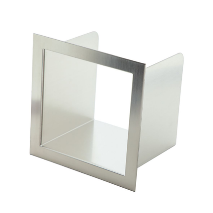 Aloni inzetstuk voor reserverolhouder – inbouw – geborsteld RVS