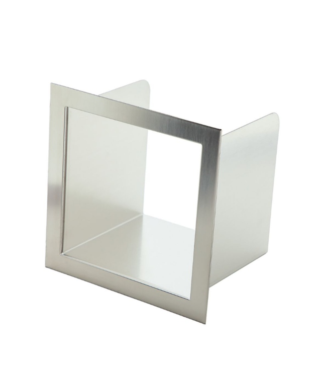 Aloni inzetstuk voor reserverolhouder – inbouw – geborsteld RVS