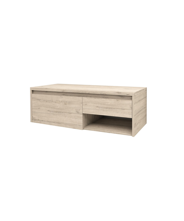 ALONI ARES wastafelonderkast – 120 cm – Licht hout eiken