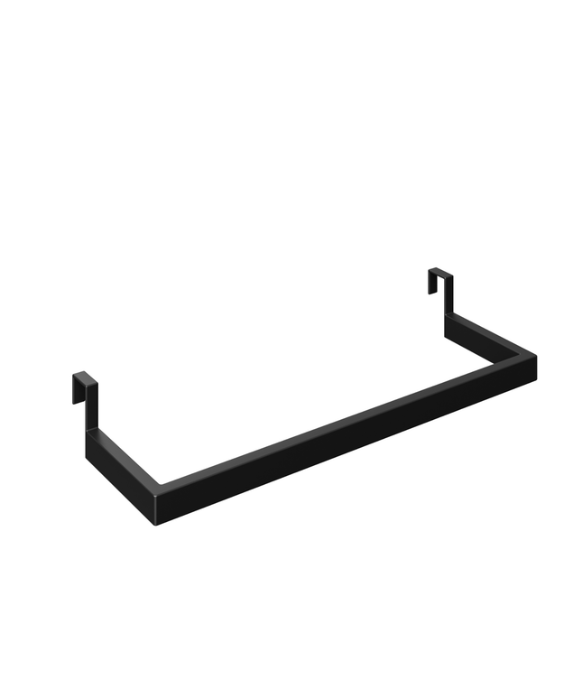 Creavit D10 handdoekhouder voor combinatie met wastafelonderkast – zwart