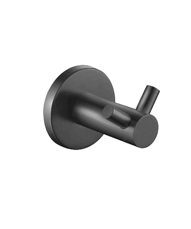 Aloni muurhaak dubbel – gunmetal