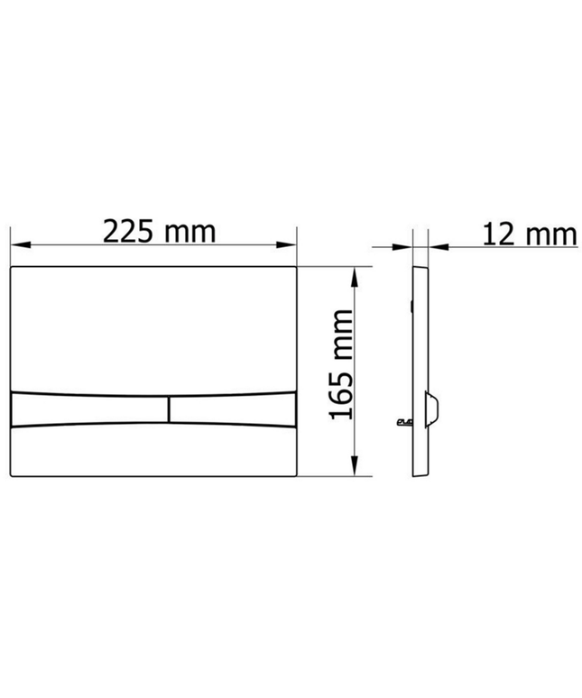 Aloni bedieningspaneel – chroom