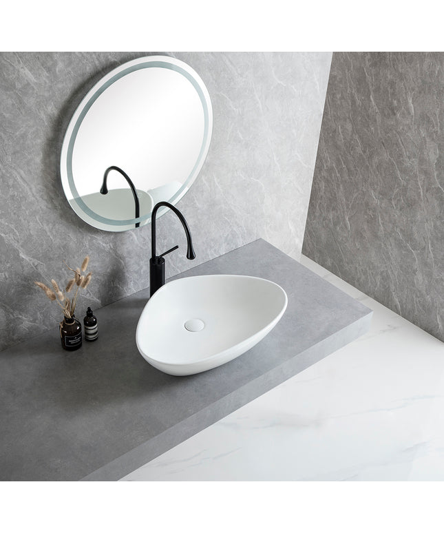 Xellanz Elite waskom glans wit - detailfoto | Schwertz & Co