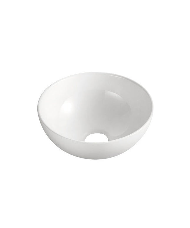 Wiesbaden Luna waskom rond 32,5 x 14 cm keramiek glans wit | Schwertz & Co