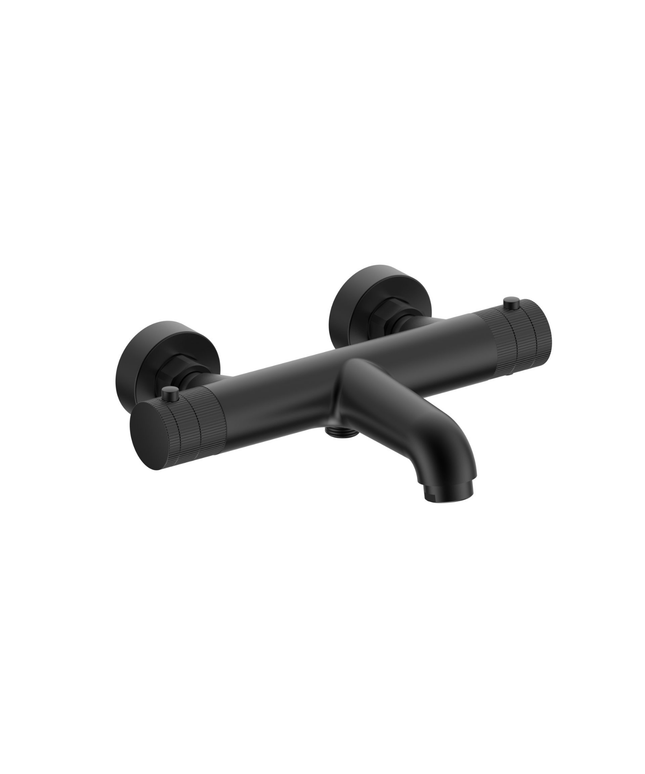 ALONI Stria badmengkraan – thermostatisch – opbouw – mat zwart