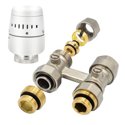 Belrad Bathroom Radiator 1800x500mm - Chrome - Middle connection - 575W