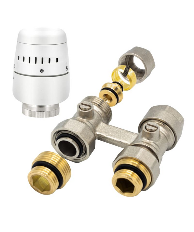 Radiador de baño de Belrad 1800x500mm - Chrome - Conexión central - 575W