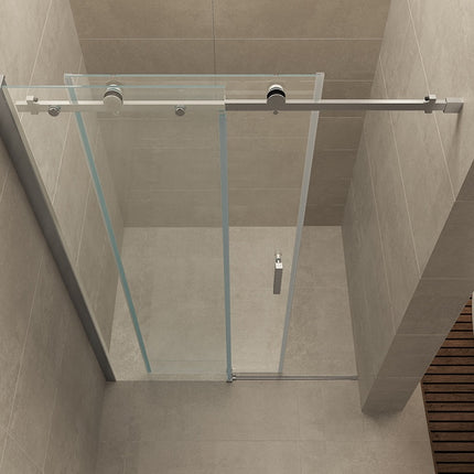 Wiesbaden Slide nis schuifdeur 110 x 200 cm chroom - detailfoto profiel | Schwertz & Co