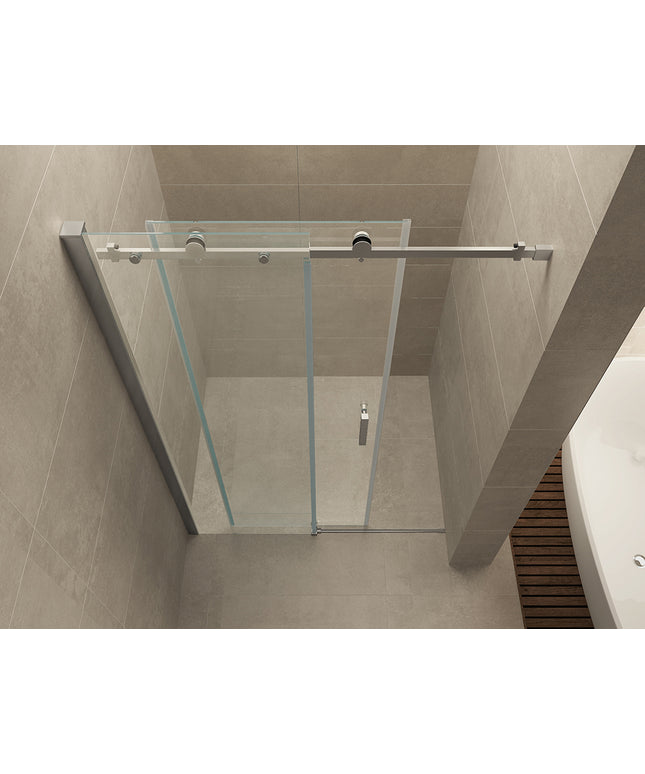 Wiesbaden Slide nis schuifdeur 170 cm chroom - detailfoto | Schwertz & Co