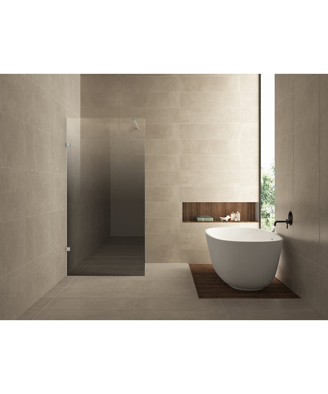 Wiesbaden Less inloopdouche links 120 x 200 cm chroom | Schwertz & Co