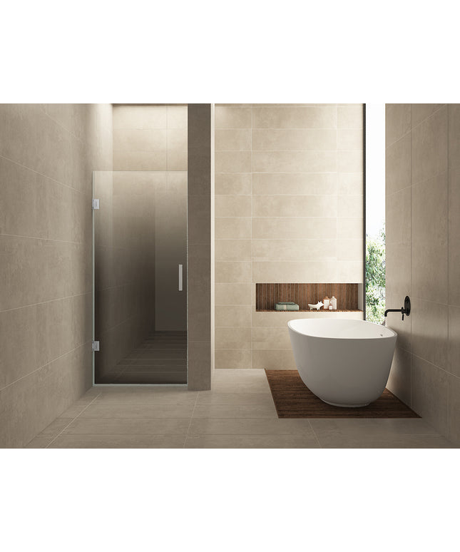 Wiesbaden Less nisdeur links 80 x 200 cm chroom | Schwertz & Co