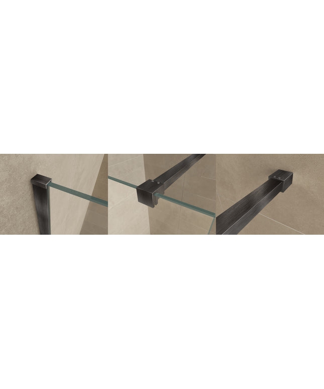 Wiesbaden Slim profielset stabilisatiestang gunmetal | Schwertz & Co