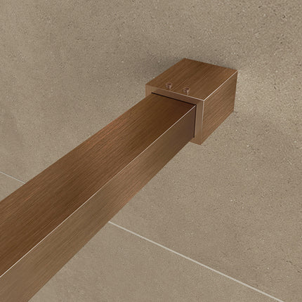 Wiesbaden Slim profielset geborsteld brons koper - detailfoto | Schwertz & Co